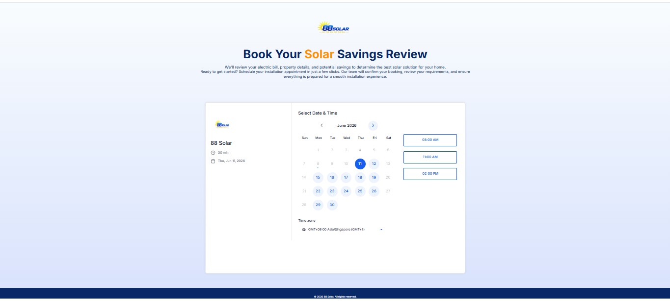 Consultation Booking Page